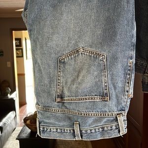 Men’s Landsend blue jeans size 48t see pictures for condition